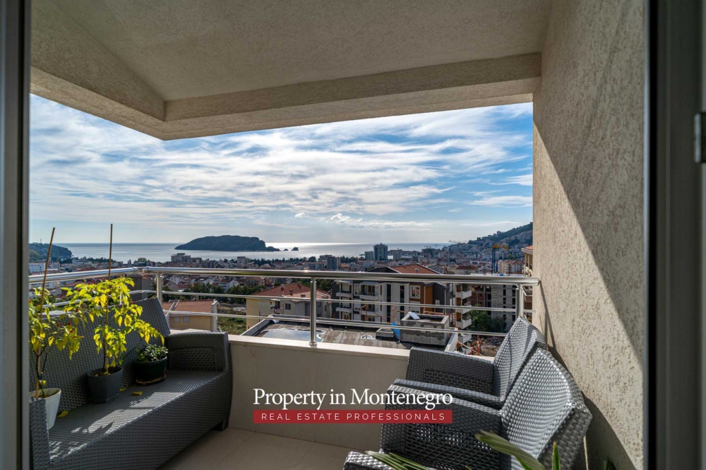 Penthouse with seaview for sale in Budva