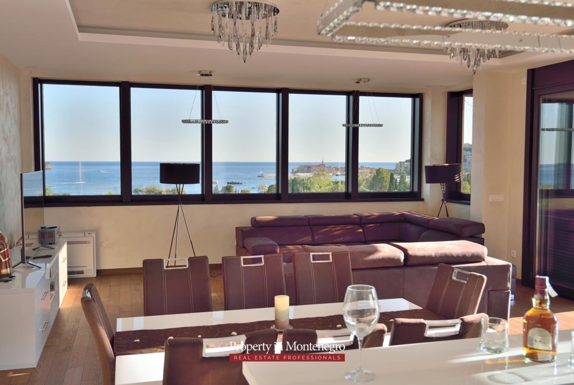 Luxury penthouse for sale in Budva