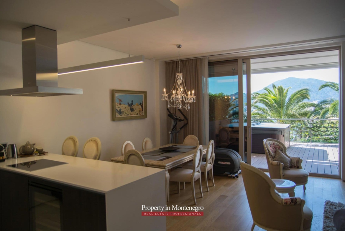 Luxury two bedroom apartment for sale in Budva