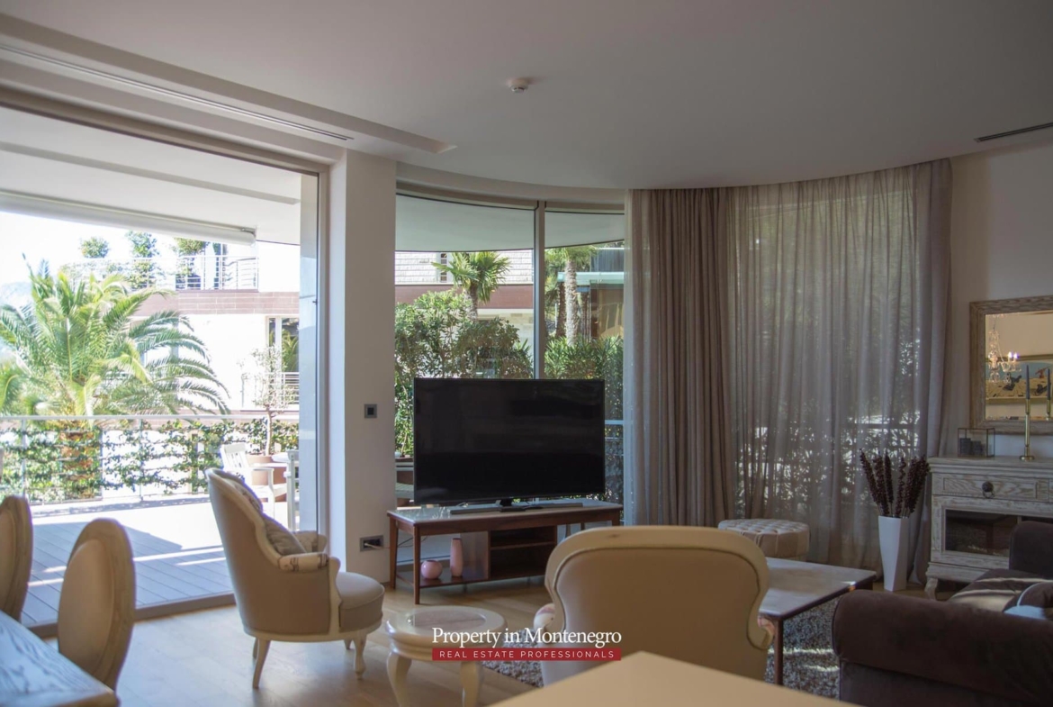 Luxury two bedroom apartment for sale in Budva