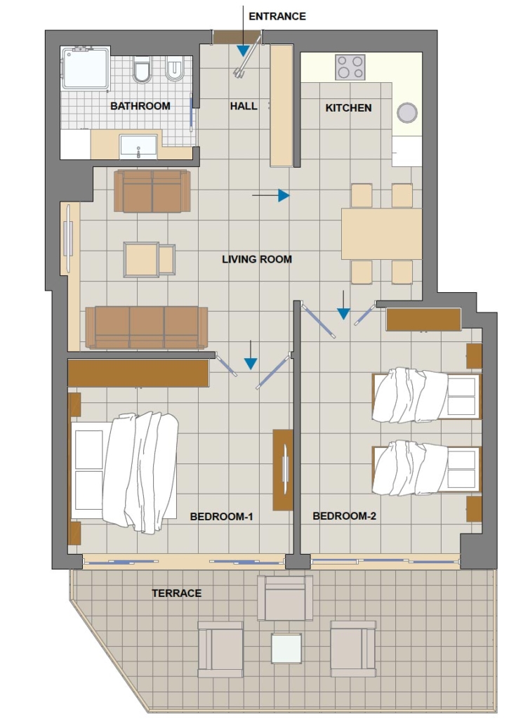 Apartment for sale near Old Town Budva