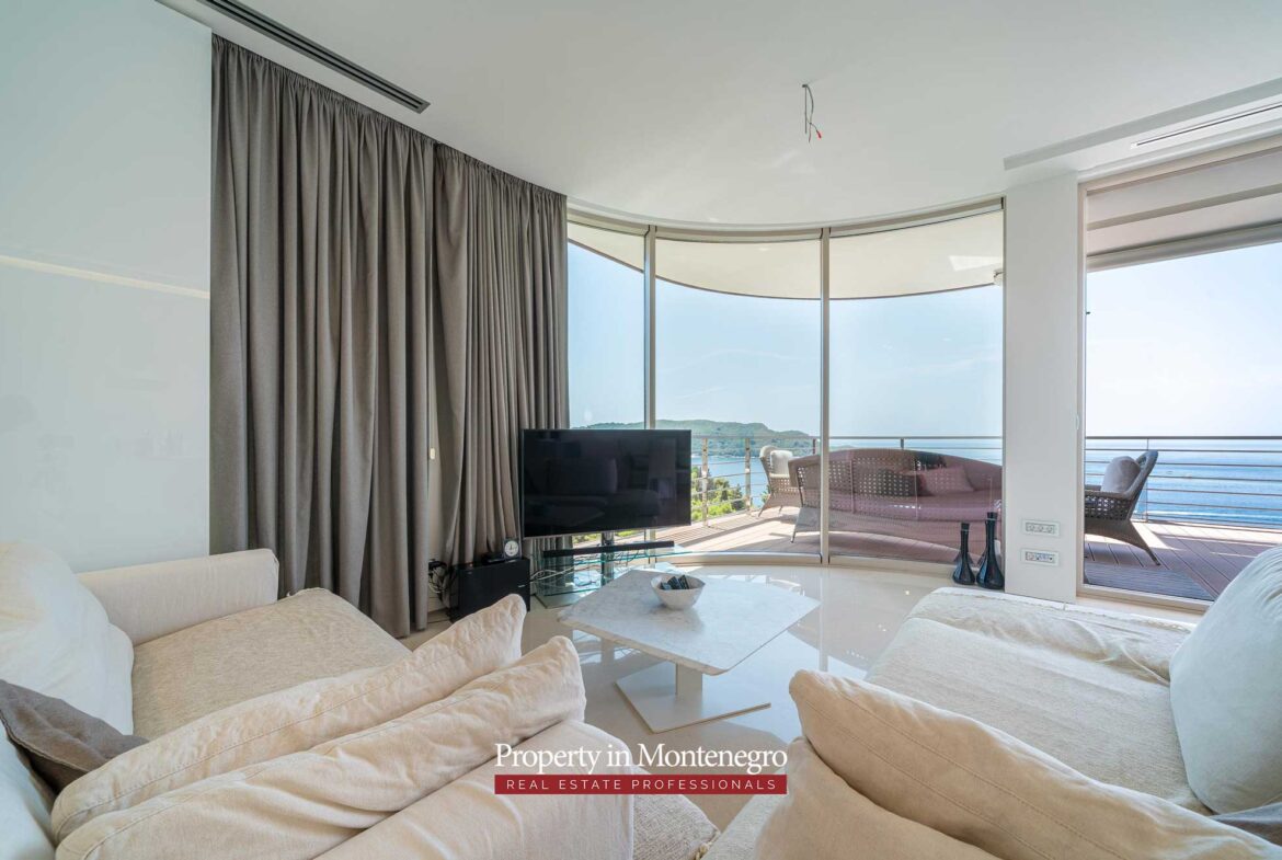 Luxury two bedroom apartment for sale in Budva