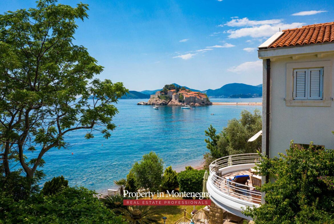 Waterfront villa for sale in Montenegro