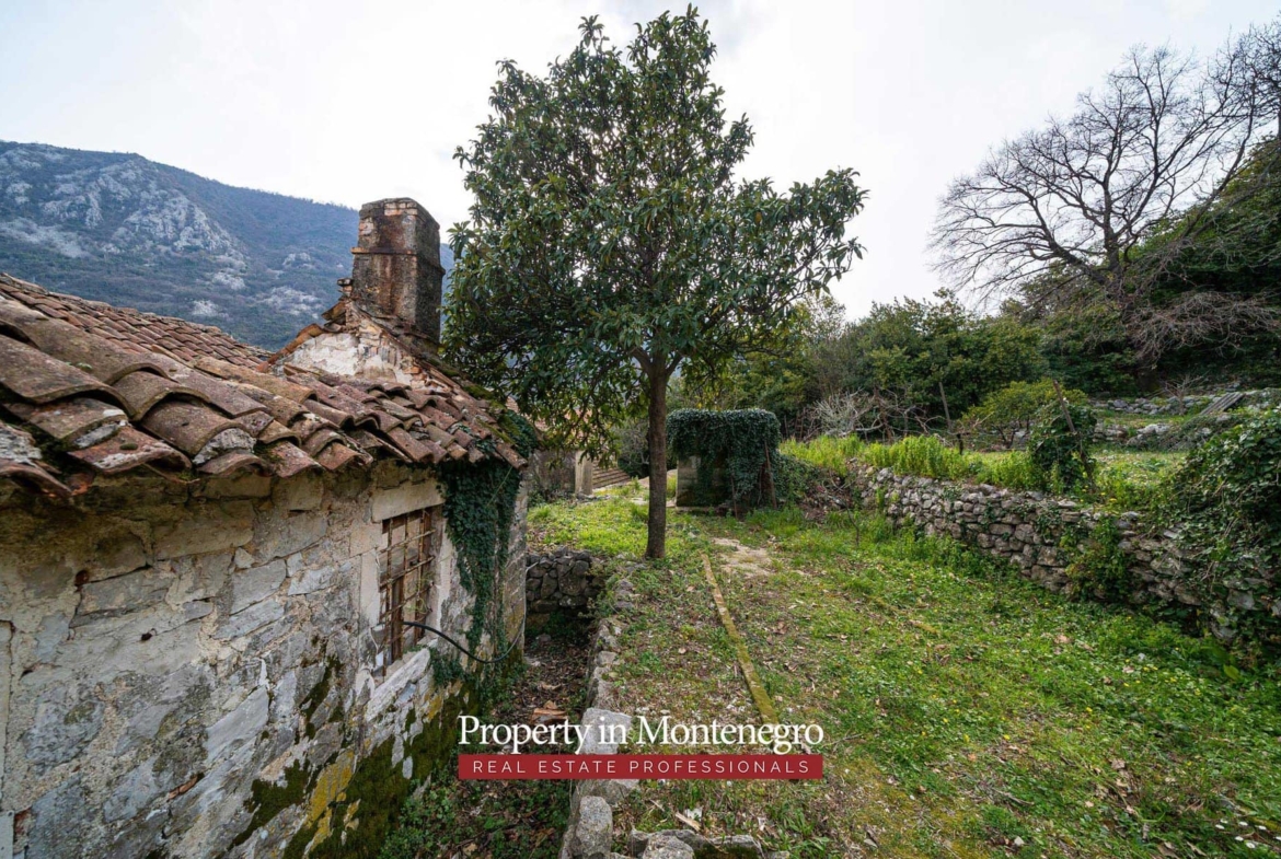 Stone house in Bay of Kotor