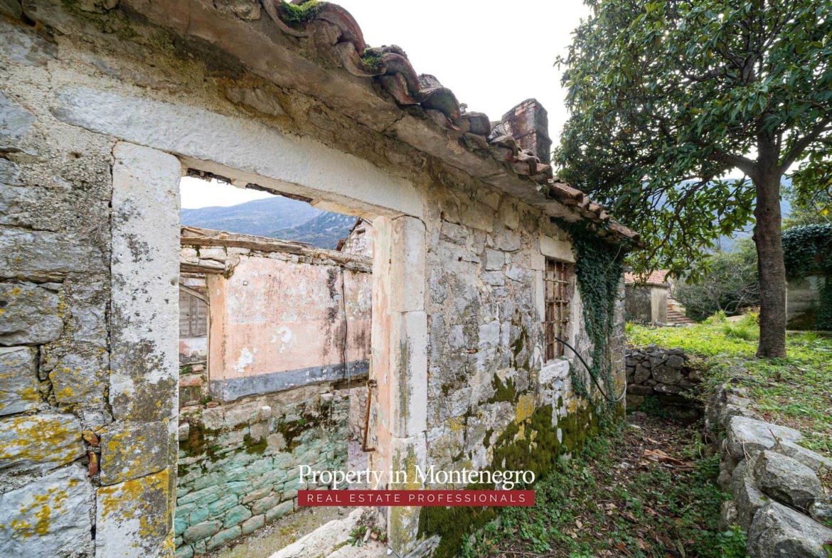 Stone house in Bay of Kotor