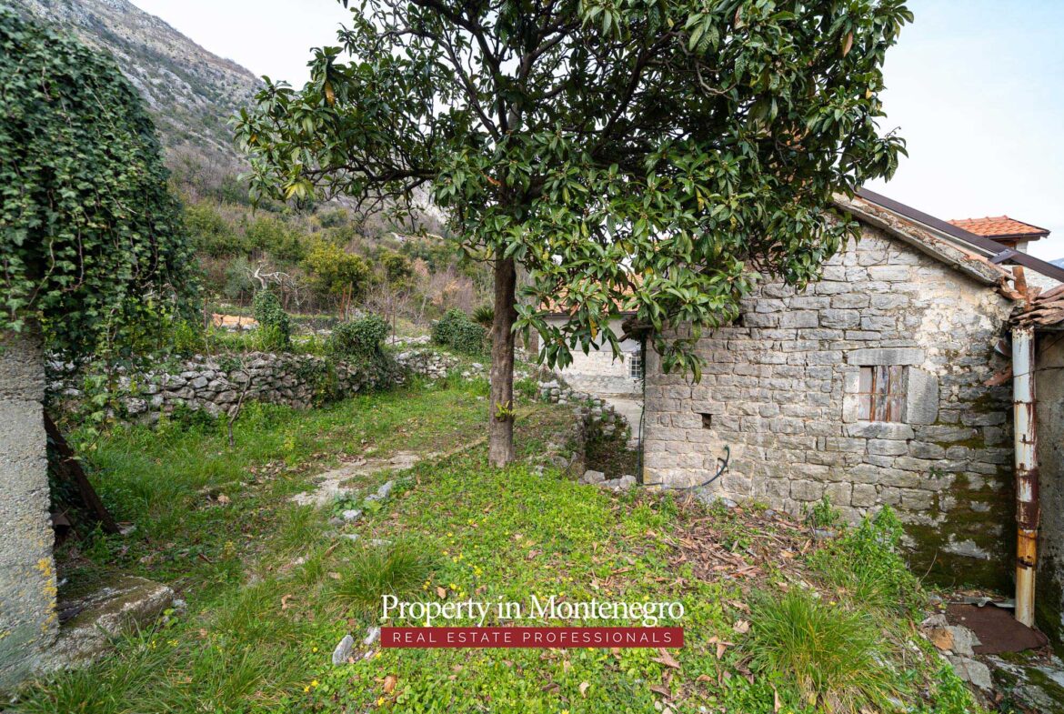 Stone house in Bay of Kotor