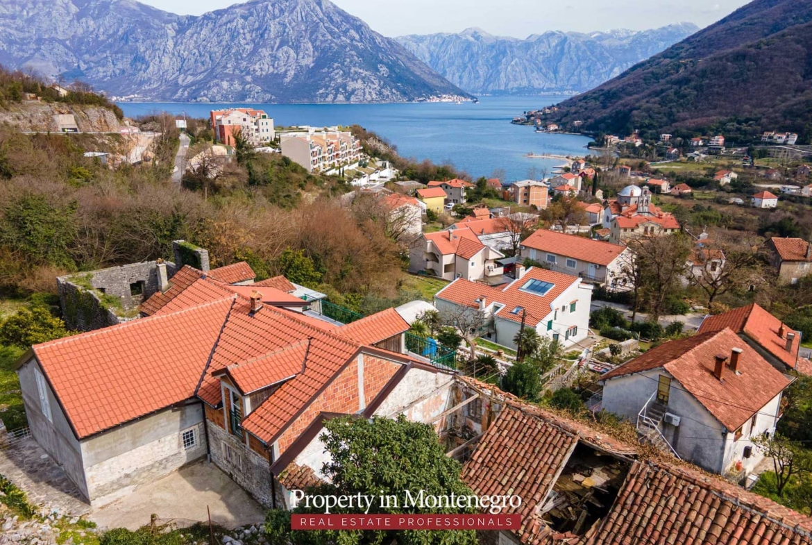 Stone house in Bay of Kotor