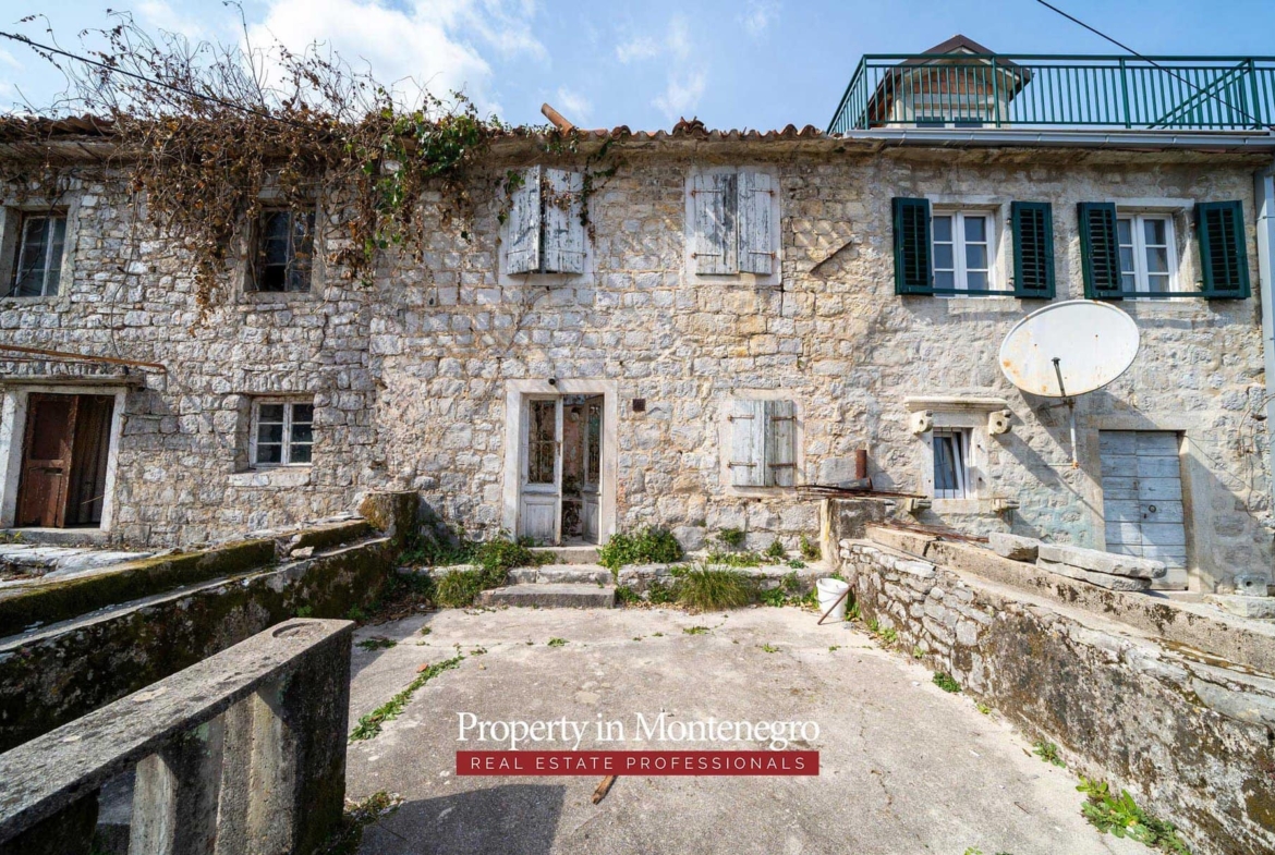 Stone house in Bay of Kotor