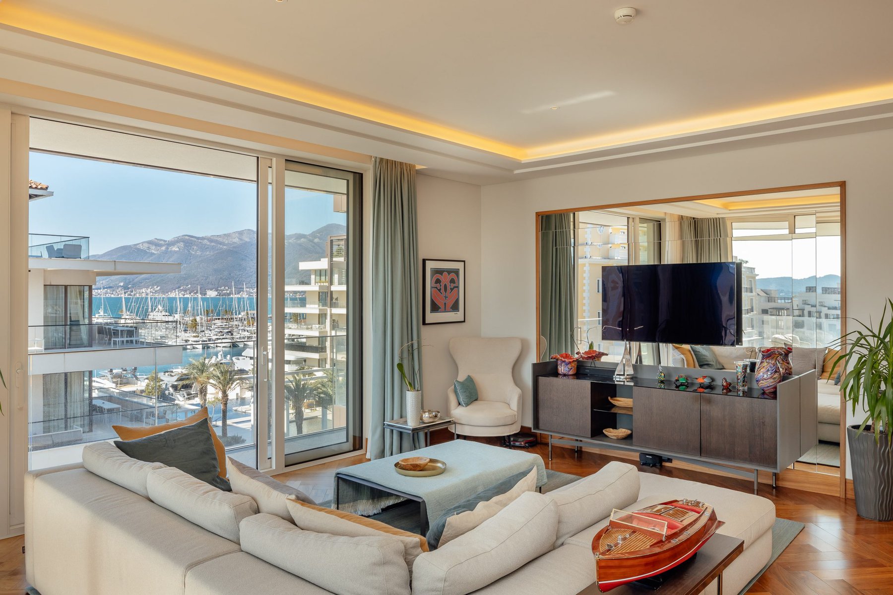 1 Tivat Porto Montenegro – contemporary two bedroom apartment with sea view Elena building
