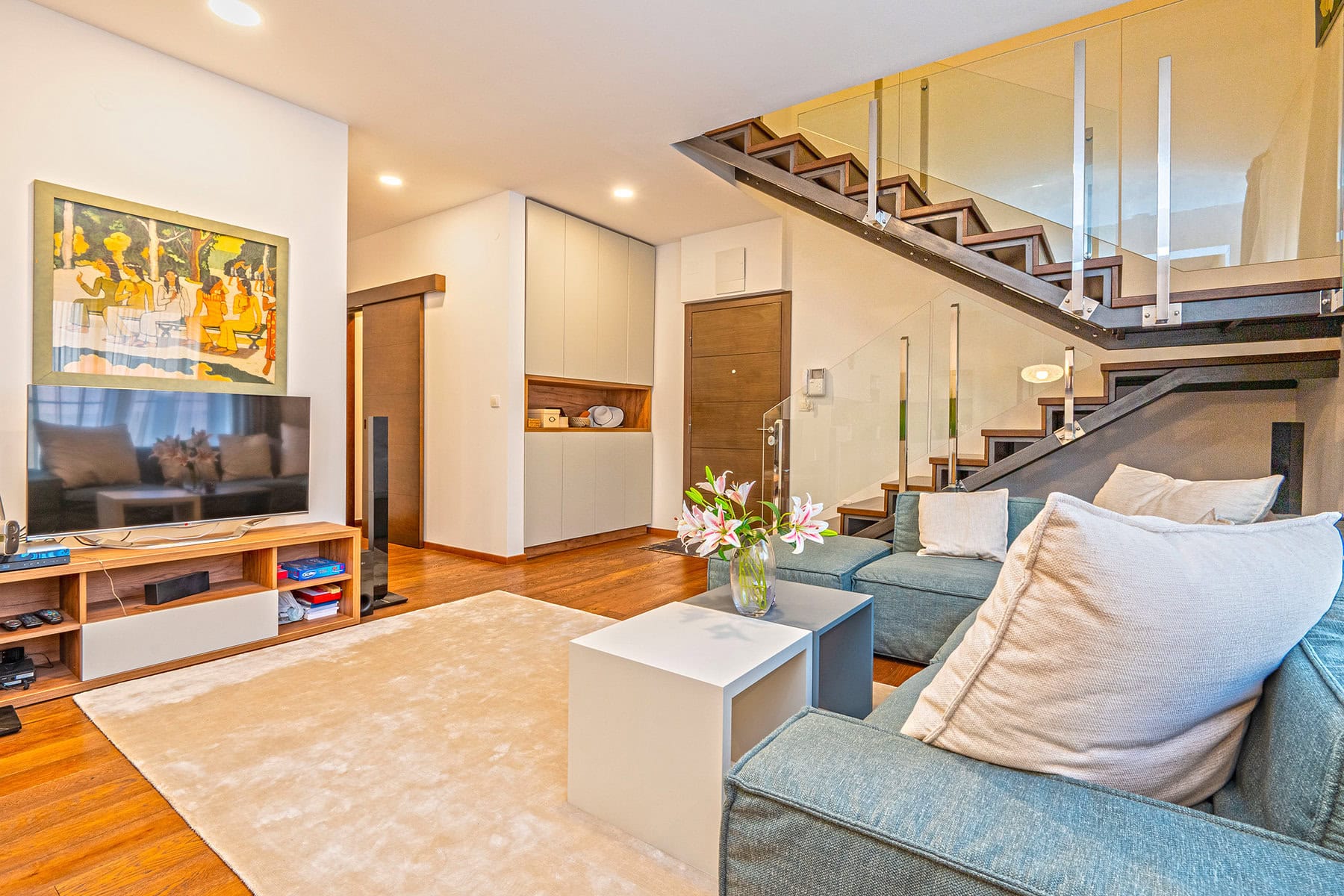 5 Budva centar – ekskluzivan trosoban duplex apartman sa pogledom na more