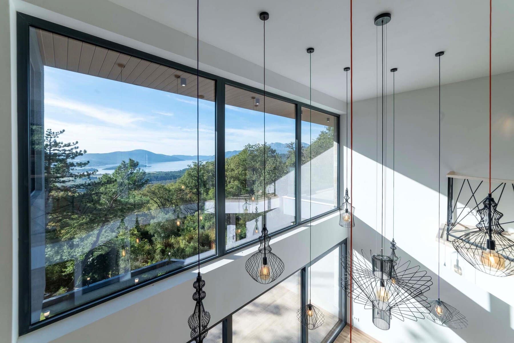 14 Kotor Kavac – a contemporary family villa with a swimming pool and a panoramic view of the Tivat Bay min