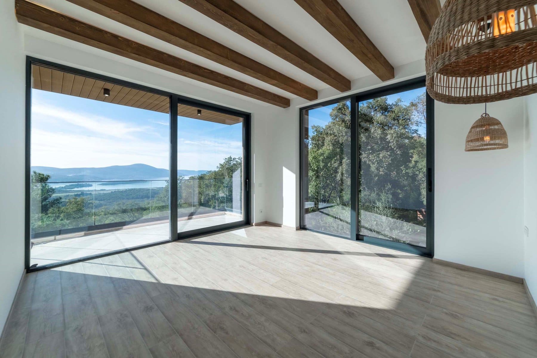 15 Kotor Kavac – a contemporary family villa with a swimming pool and a panoramic view of the Tivat Bay min