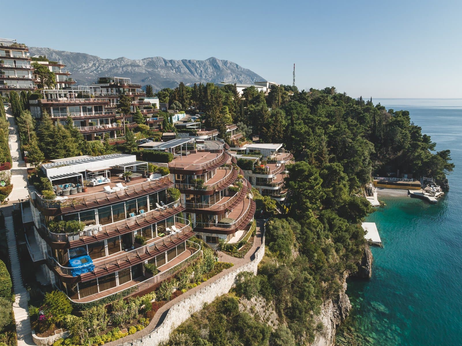 2 Budva Dukley Gardens – three bedroom duplex penthouse on the first line to the sea min 1