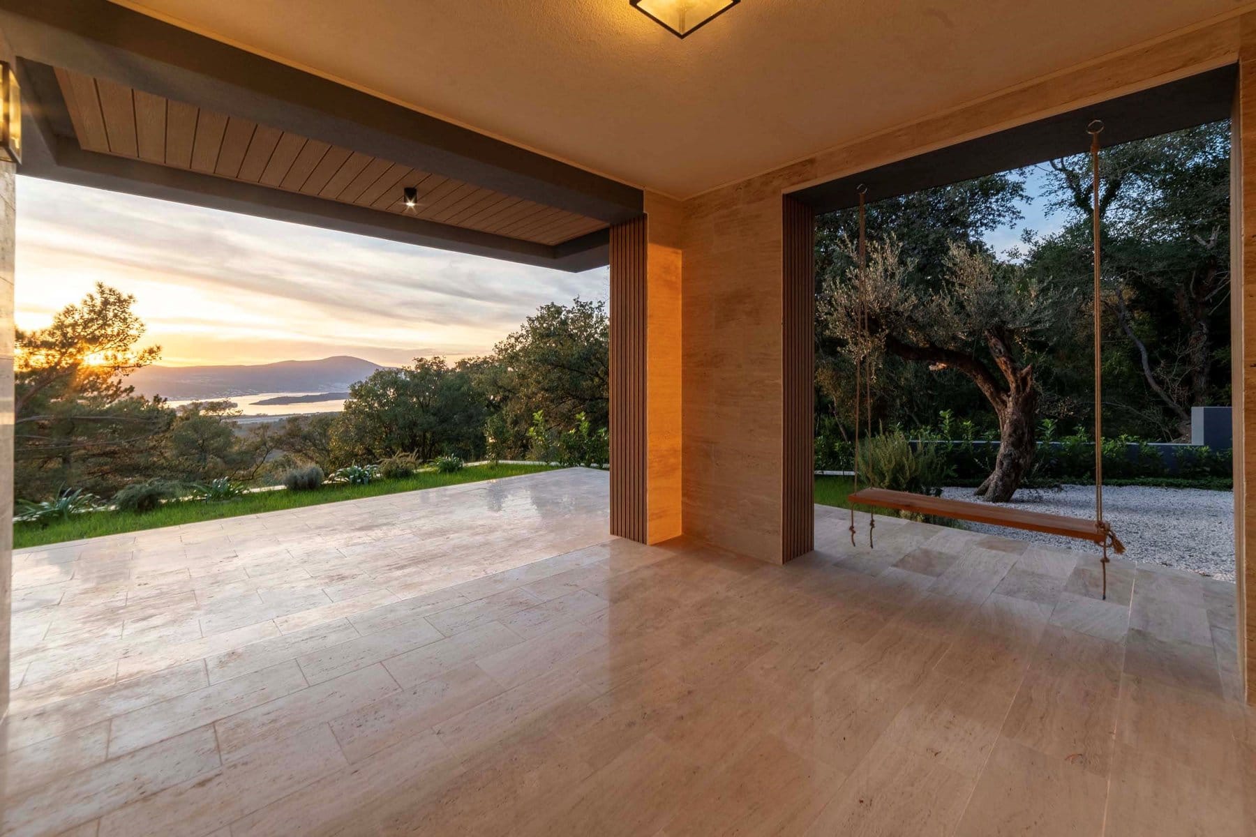 28 Kotor Kavac – a contemporary family villa with a swimming pool and a panoramic view of the Tivat Bay min