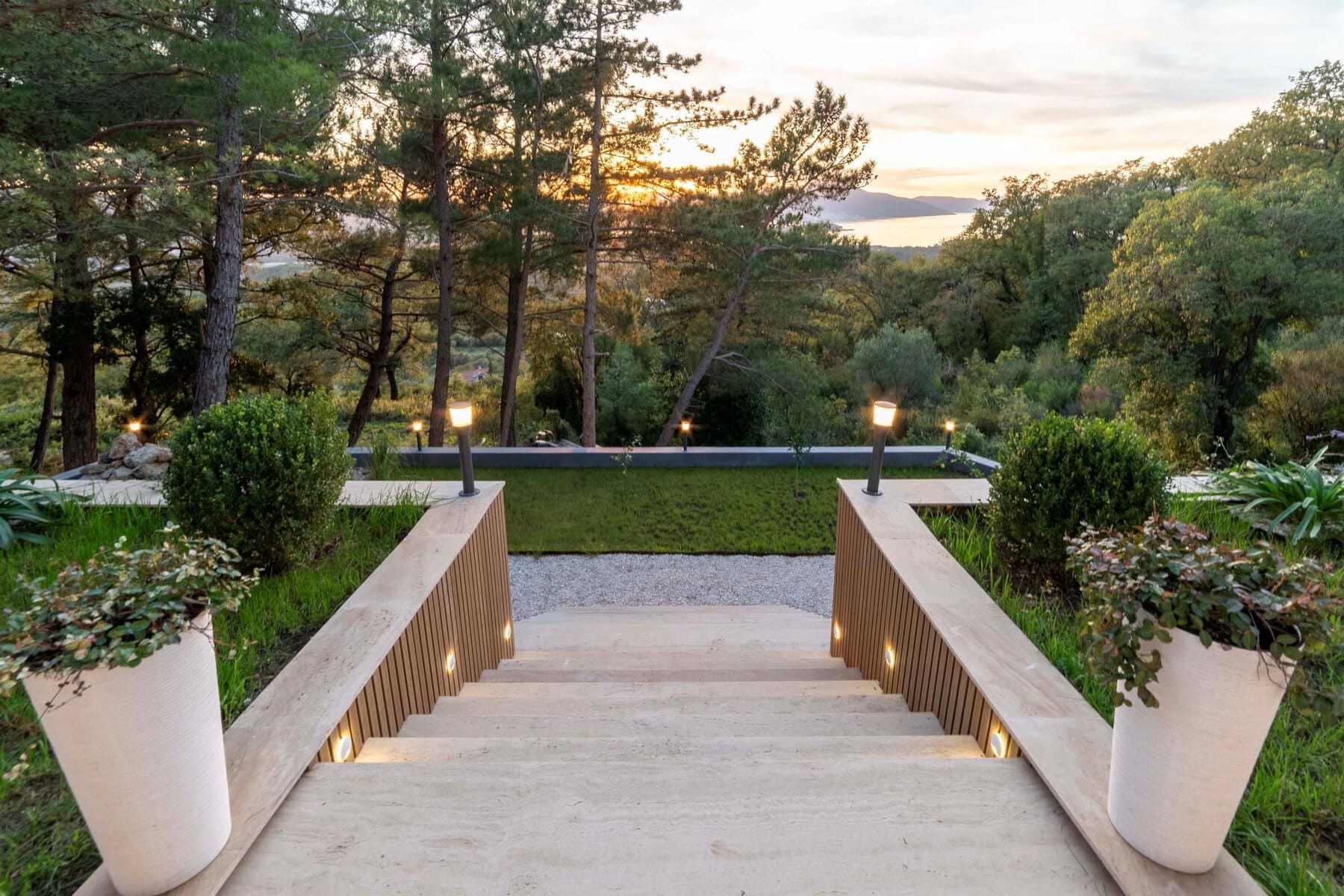 29 Kotor Kavac – a contemporary family villa with a swimming pool and a panoramic view of the Tivat Bay min