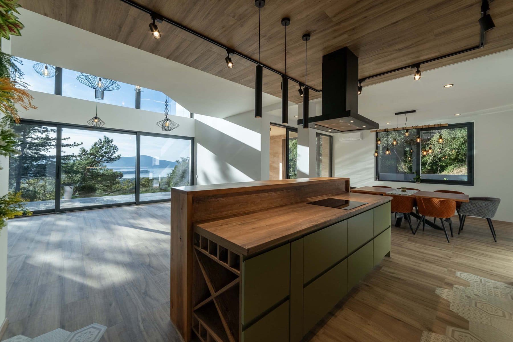 7 Kotor Kavac – a contemporary family villa with a swimming pool and a panoramic view of the Tivat Bay min