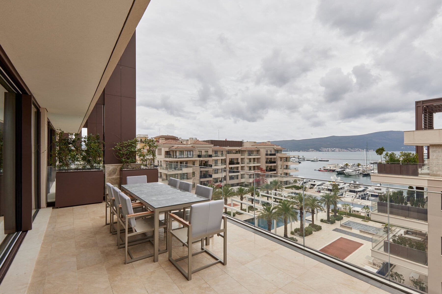2 Tivat Porto Montenegro three bedroom penthouse with rooftop and private swimming pool Elena building min