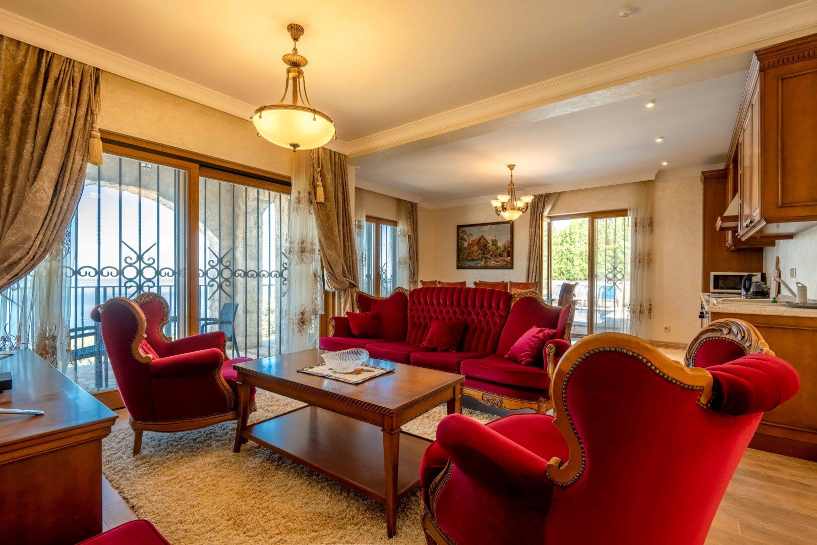 10 renovated stone villa with a pool and garage