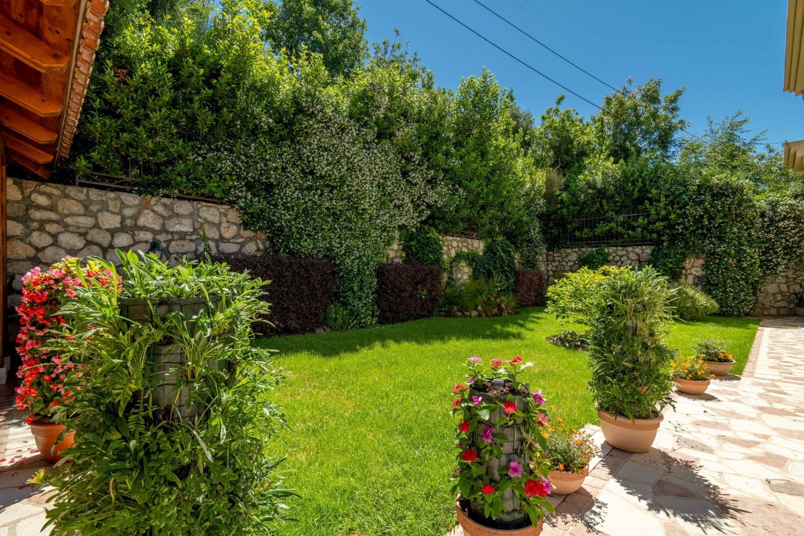 34 renovated stone villa with a pool and garage